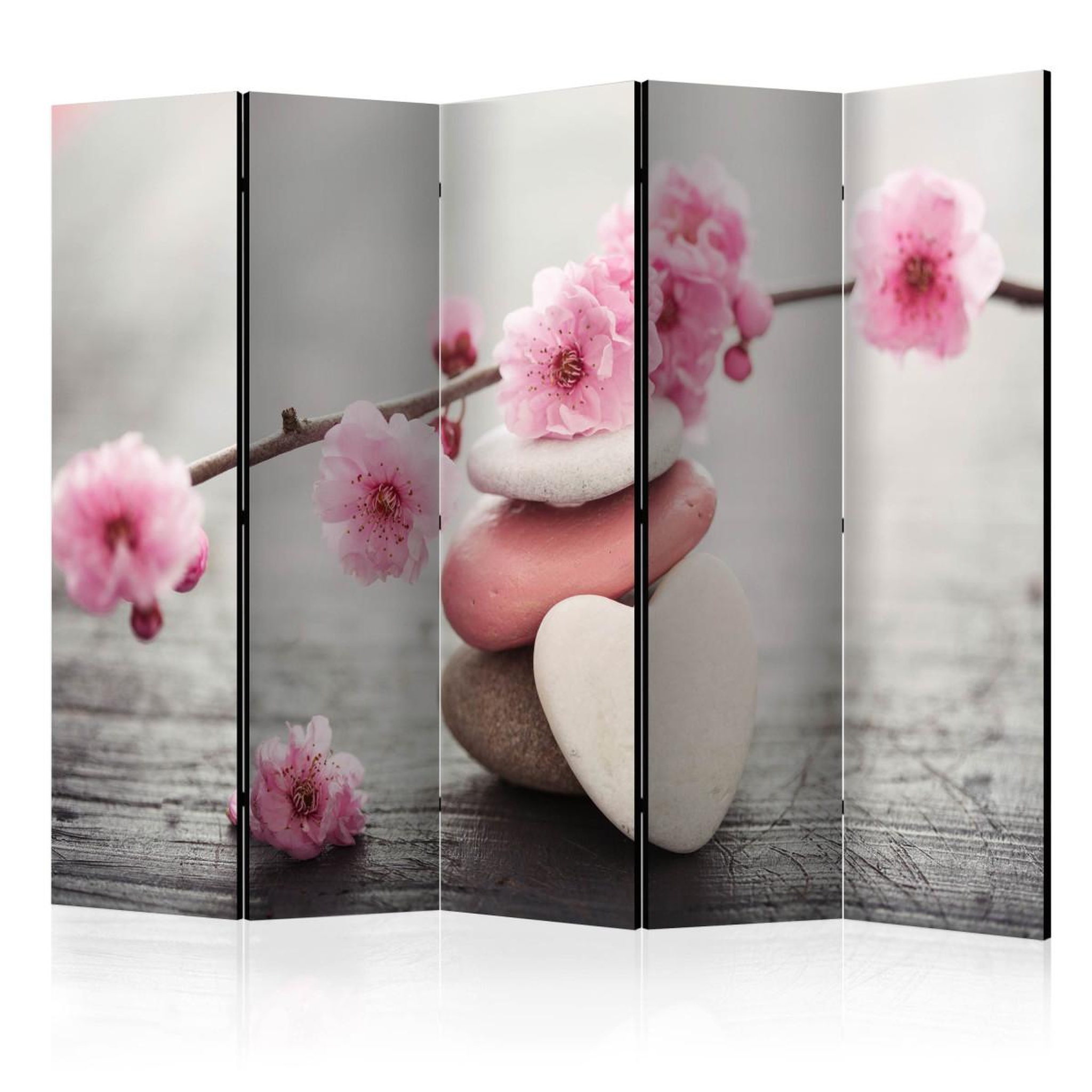 Paris Prix Paravent 5 volets  zen flowers  172x225cm