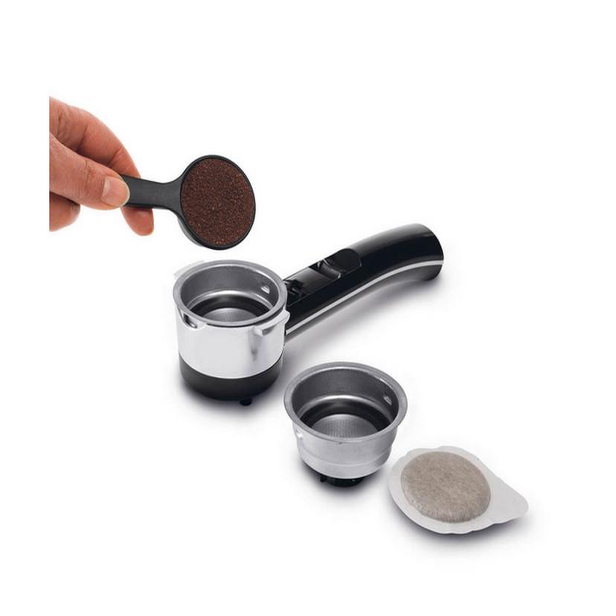 Voir la diapositive 2 : DELONGHI Machine à expresso 15 bars noir - eco311.w