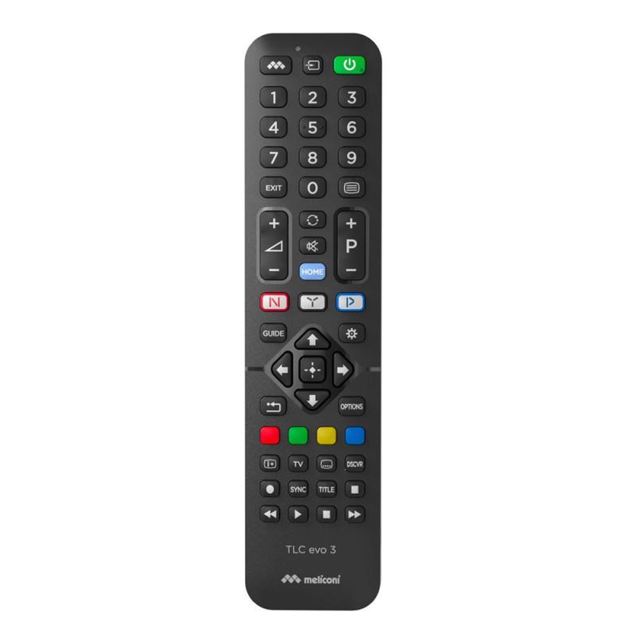Meliconi Télécommande de remplacement Meliconi EVO. 3 Noir pour TV Sony