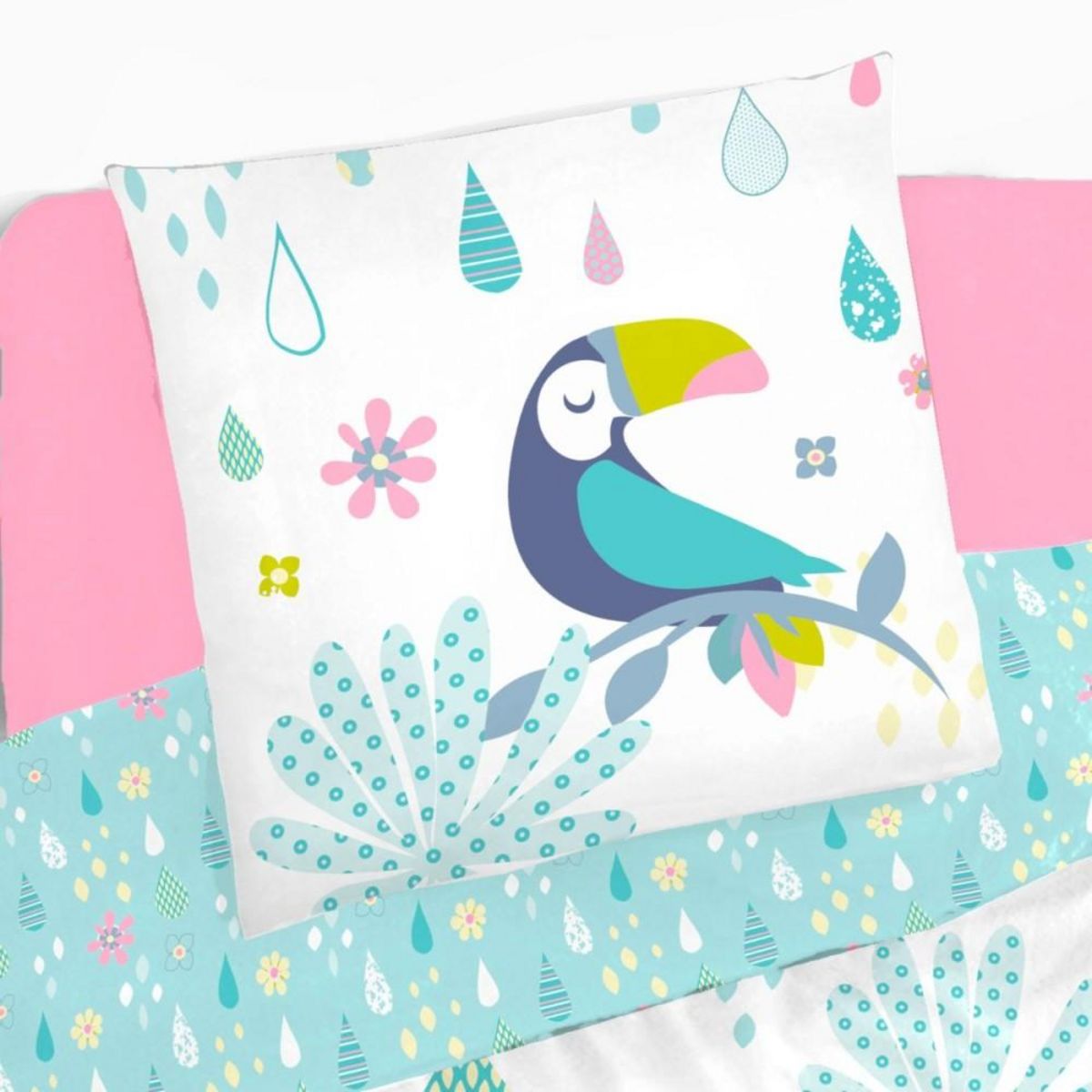 Dourev Housse de couette 140x200 ARA + 1 taie