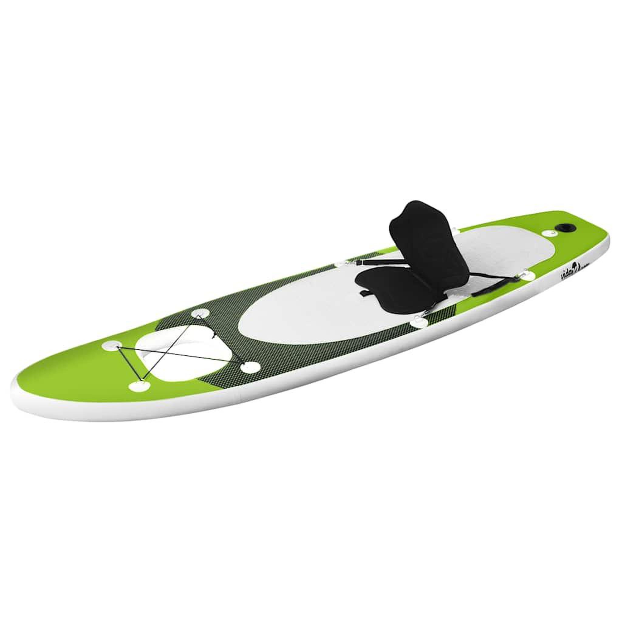 Voir la diapositive 2 : VIDAXL Ensemble de planche SUP gonflable vert 300x76x10 cm