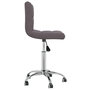 Voir la diapositive 4 : VIDAXL Chaise pivotante de bureau Taupe Tissu