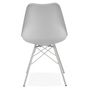 Voir la diapositive 5 : Paris Prix Chaise Design  Asensio  83cm Gris