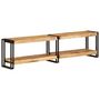 Voir la diapositive 1 : VIDAXL Meuble TV 160x30x40 cm bois massif de manguier