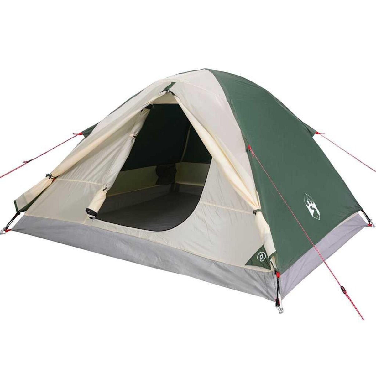 VIDAXL Tente de camping a dome 3 personne vert impermeable