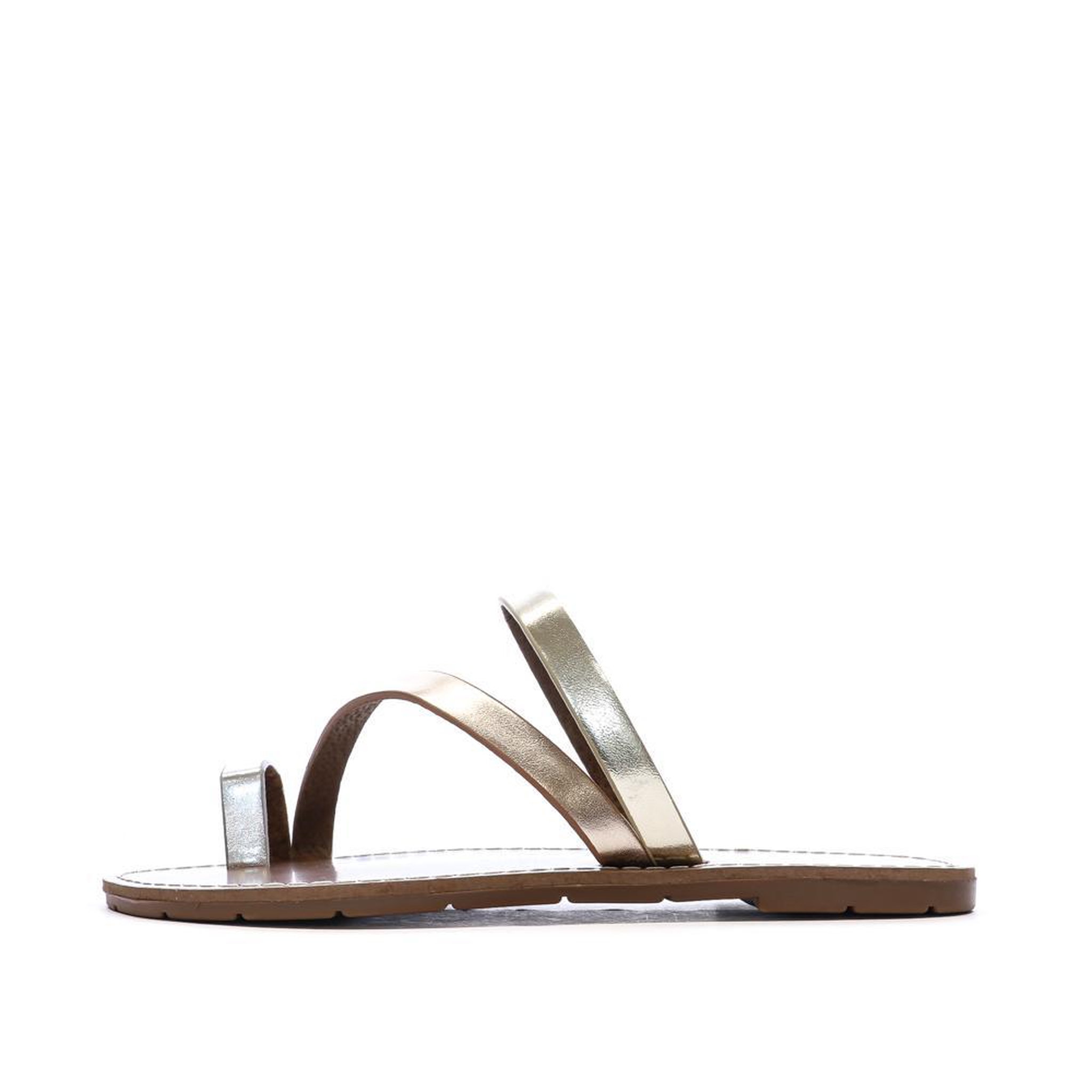 Voir la diapositive 1 : CHATTAWAK Sandales Or/Cuivre/Argent Femme Chattawak Summer Metal
