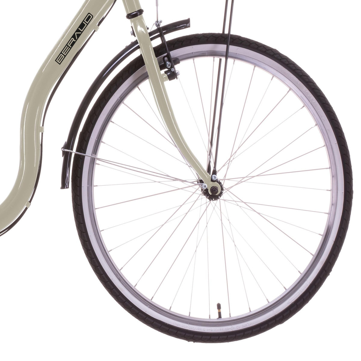 Vélo Ville 26'' City - 6 Vitesses - poignée tournante - dérailleur Shimano T21 - cadre emjambement bas - équipement City complet