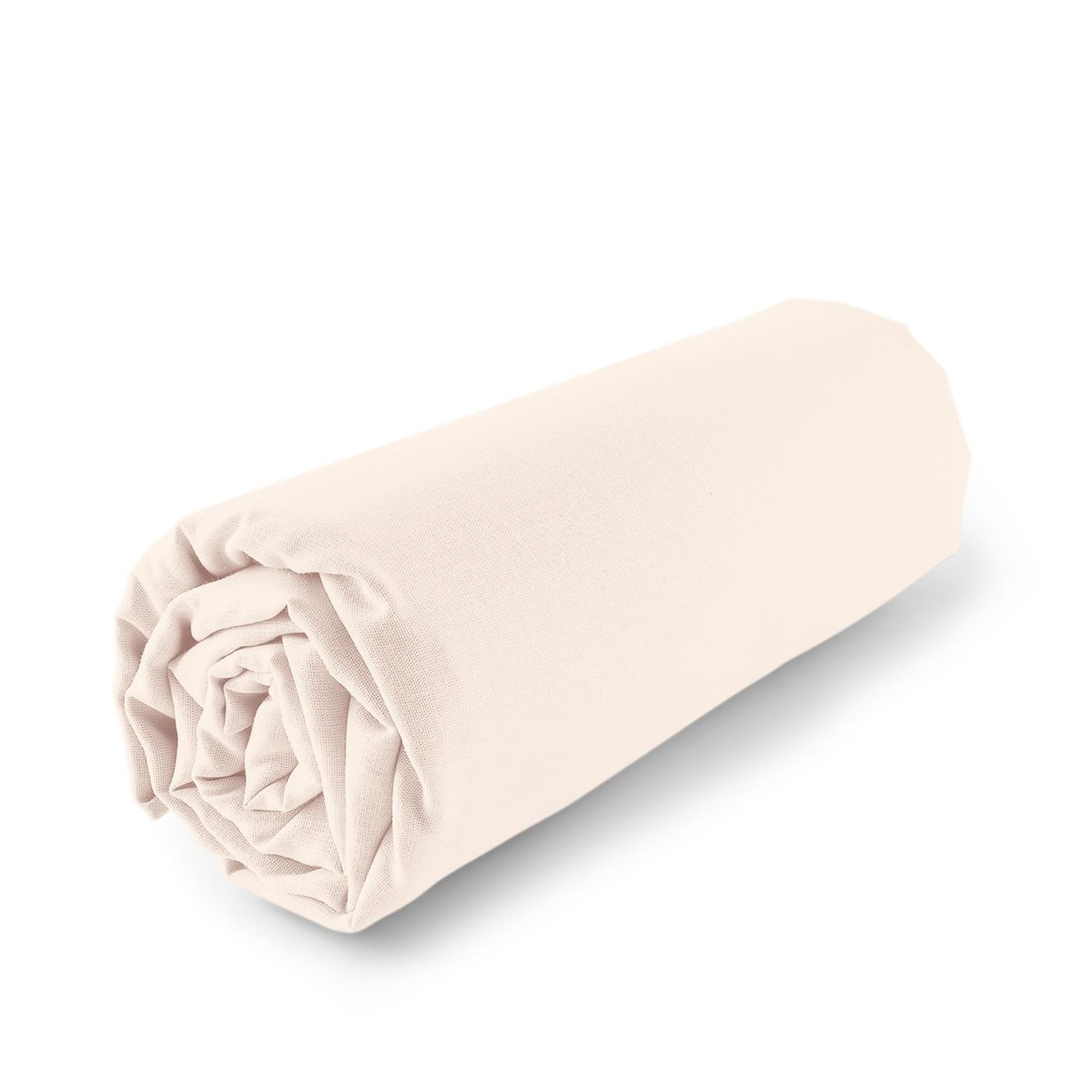 ACTUEL Drap housse uni en polycoton AZUR 