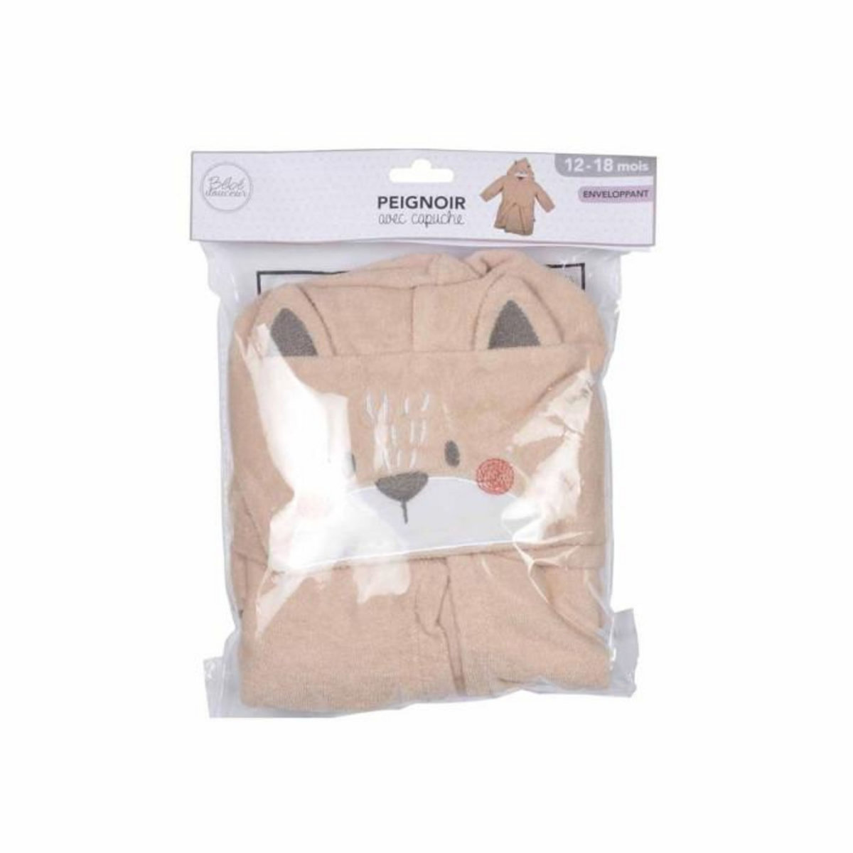 Paris Prix Peignoir Bébé  Renard  12 à 24 Mois Beige