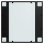 Voir la diapositive 4 : VIDAXL Miroir mural noir 60x60 cm metal
