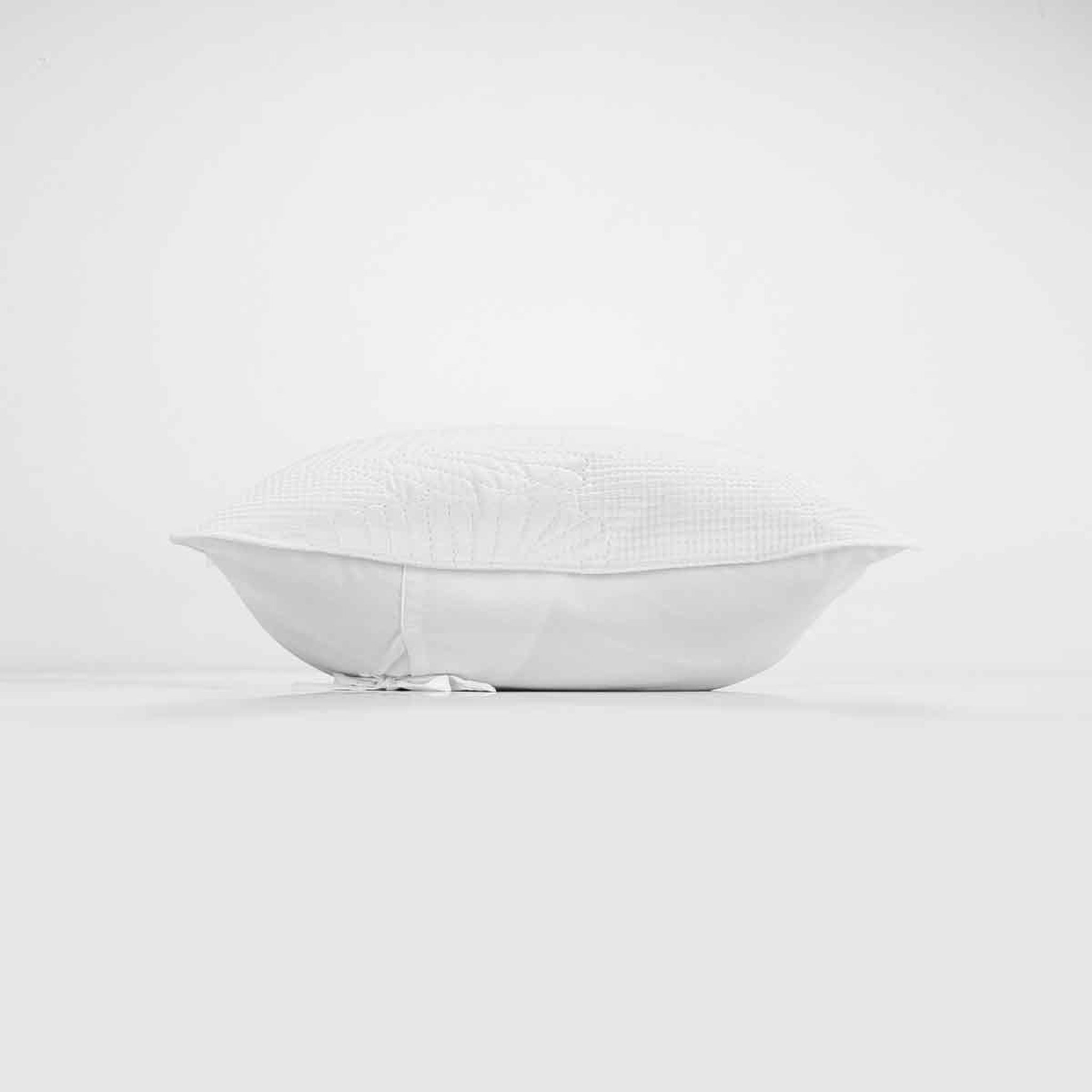 Voir la diapositive 3 : Douceur d'Intérieur Housse de coussin  palombine  40x40cm blanc