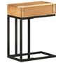 Voir la diapositive 4 : VIDAXL Table d'appoint en forme d'U 45x30x61 cm Bois d'acacia massif