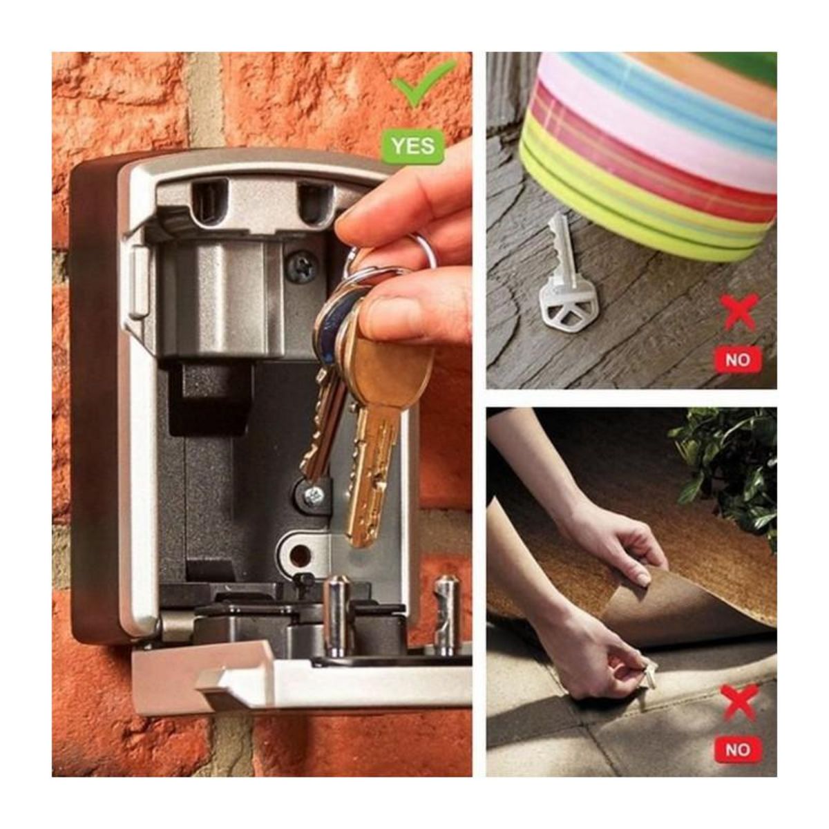 Master lock Boite à clés sécurisée connectée [Bluetooth] [Fixation murale] - 5441EURD - Select Access smart