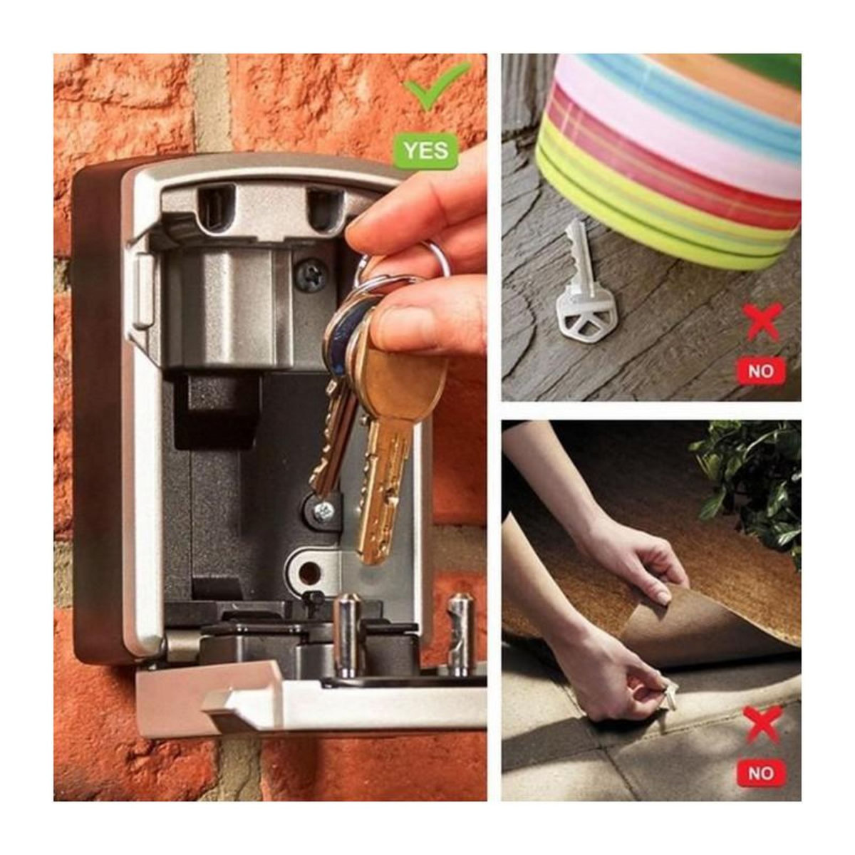 Master lock Boite à clés sécurisée connectée [Bluetooth] [Fixation murale] - 5441EURD - Select Access smart