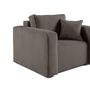 Voir la diapositive 4 : BEST MOBILIER Topaze - fauteuil - en velours texturé
