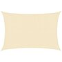 Voir la diapositive 2 : VIDAXL Voile d'ombrage 160 g/m^2 Creme 3,5x4,5 m PEHD