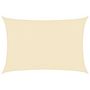 Voir la diapositive 2 : VIDAXL Voile d'ombrage 160 g/m^2 Creme 3,5x4,5 m PEHD