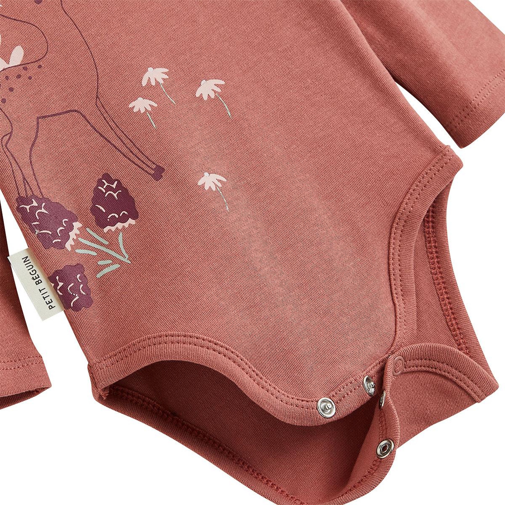 Voir la diapositive 2 : PETIT BEGUIN Lot de 2 bodies bébé manches longues evie