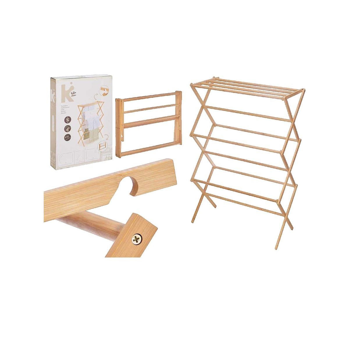 KIPLE Sèche-linge Kipit ZENWOOD en bambou naturel beige