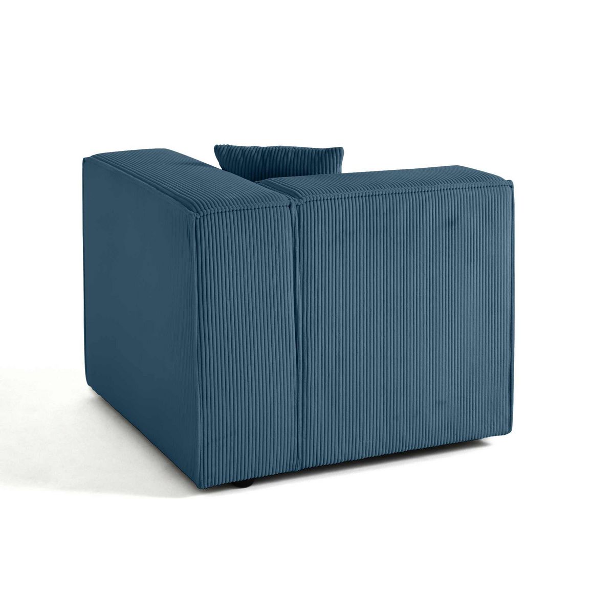 LISA DESIGN Arty - module d'assise droit - en velours côtelé