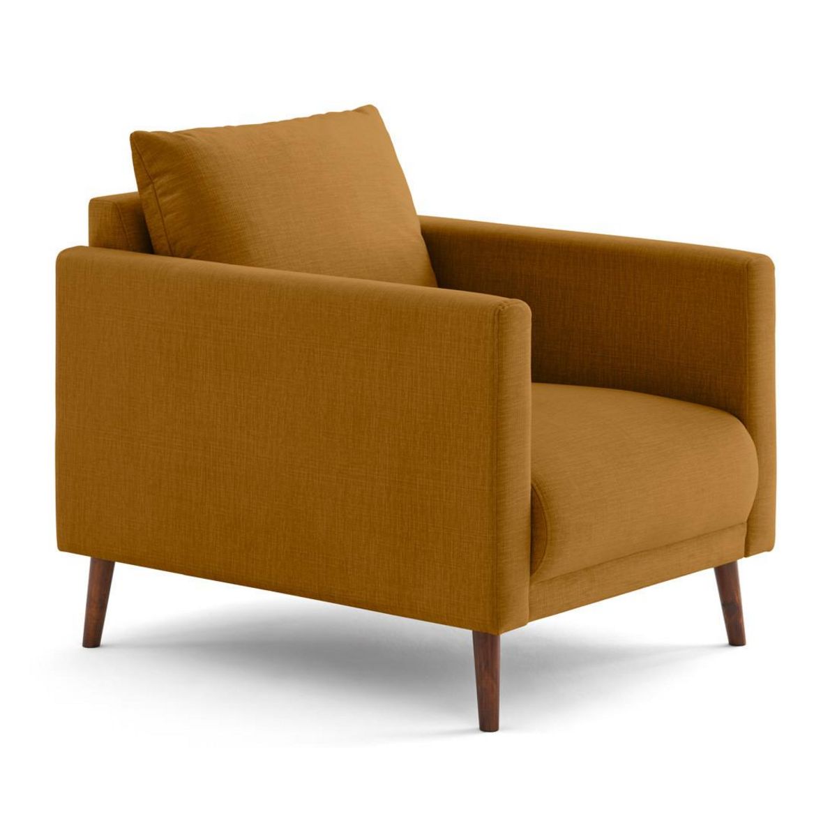 LISA DESIGN Ostrava - fauteuil en velours pieds en bois