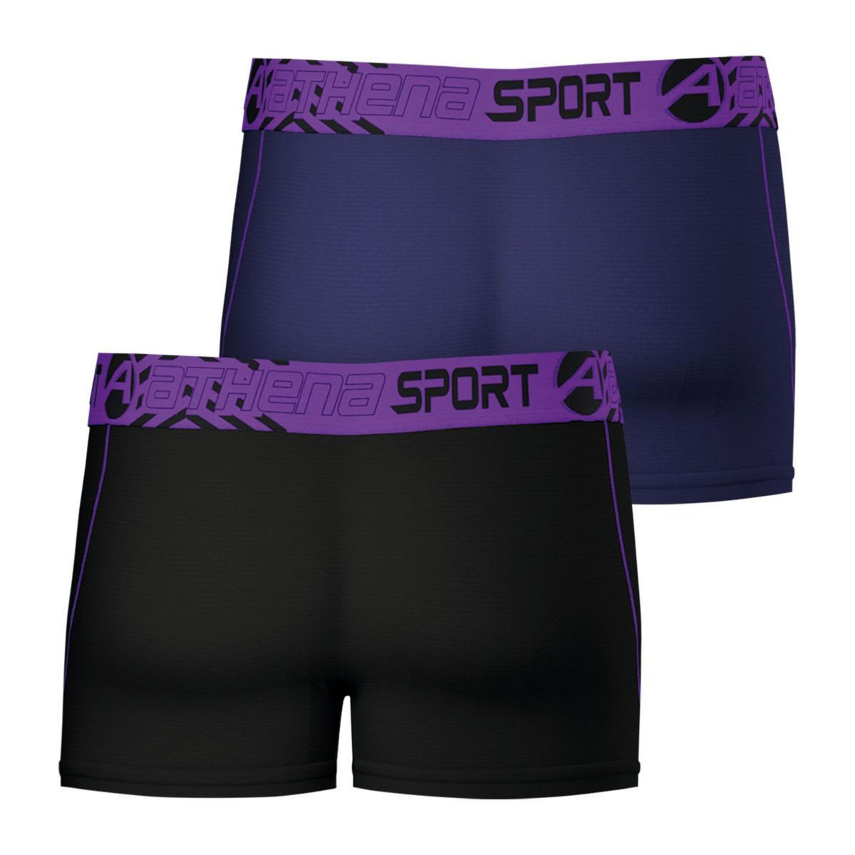 Athena Lot de 2 boxers homme Air Performance