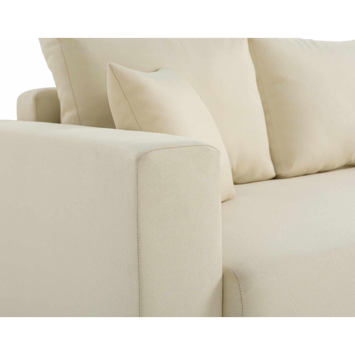 BEST MOBILIER Regala - canapé 3 places - convertible avec coffre - en tissu