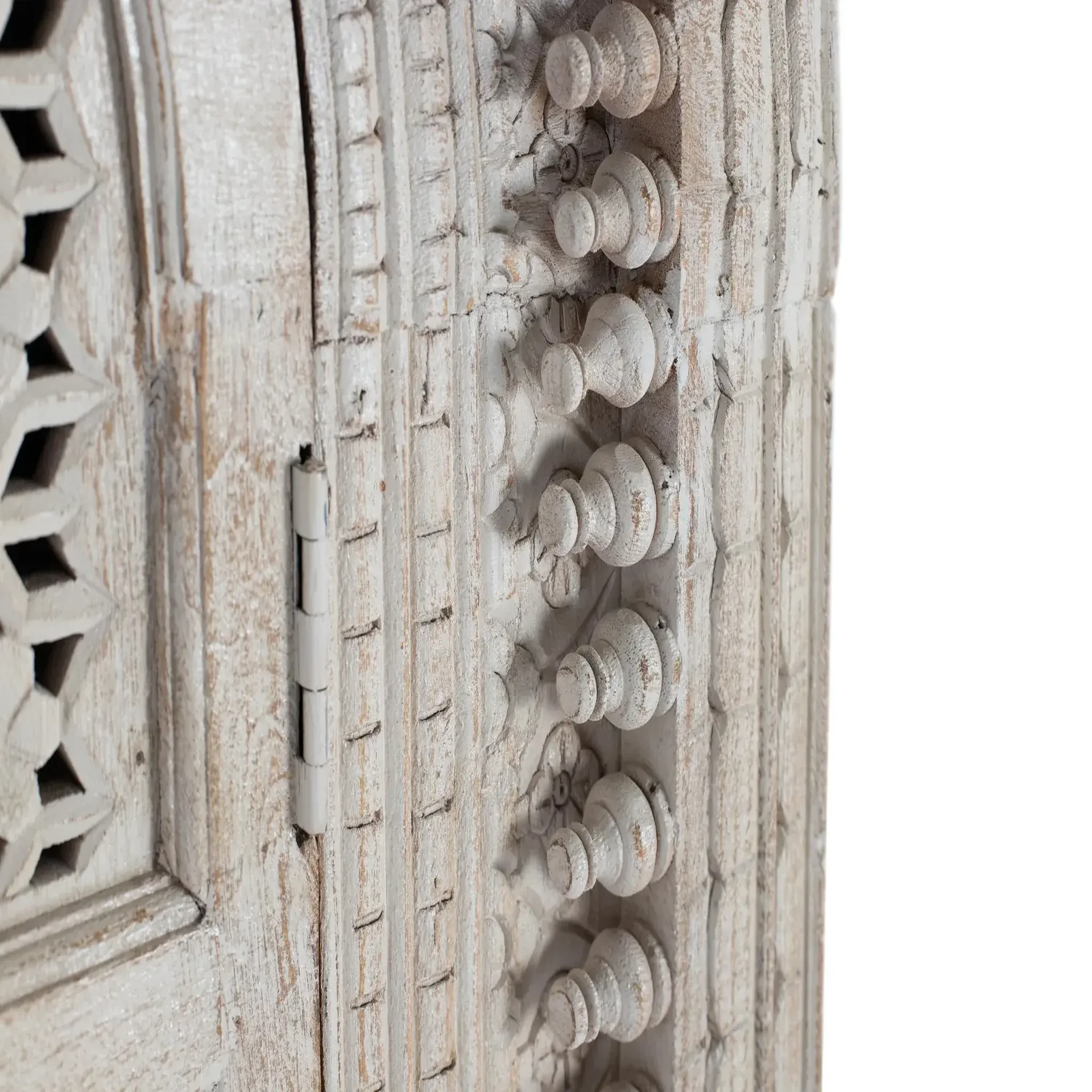Voir la diapositive 4 : GINER Y COLOMER SL Armoire en bois de manguier 110cm style méditerranéen moderne