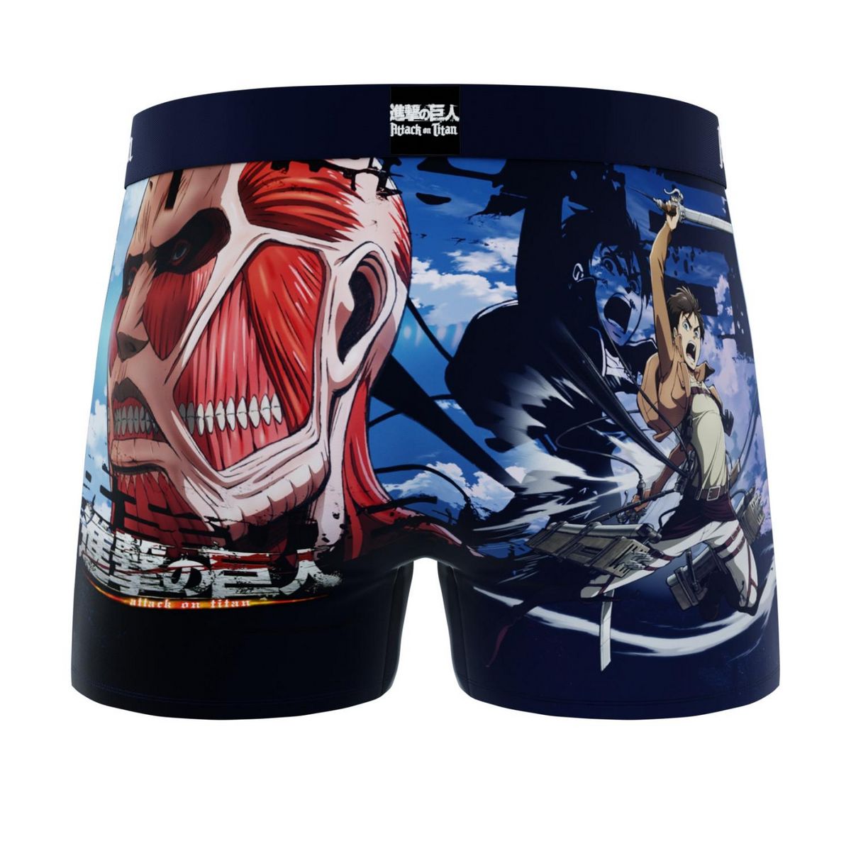 FREEGUN Lot de 3 boxers homme Attack On Titan