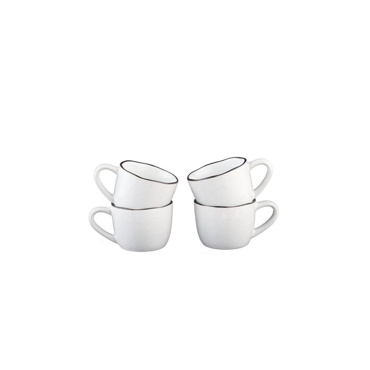 BJORN Tasse PURE 12cl - 4 pièces - Blanc Neige