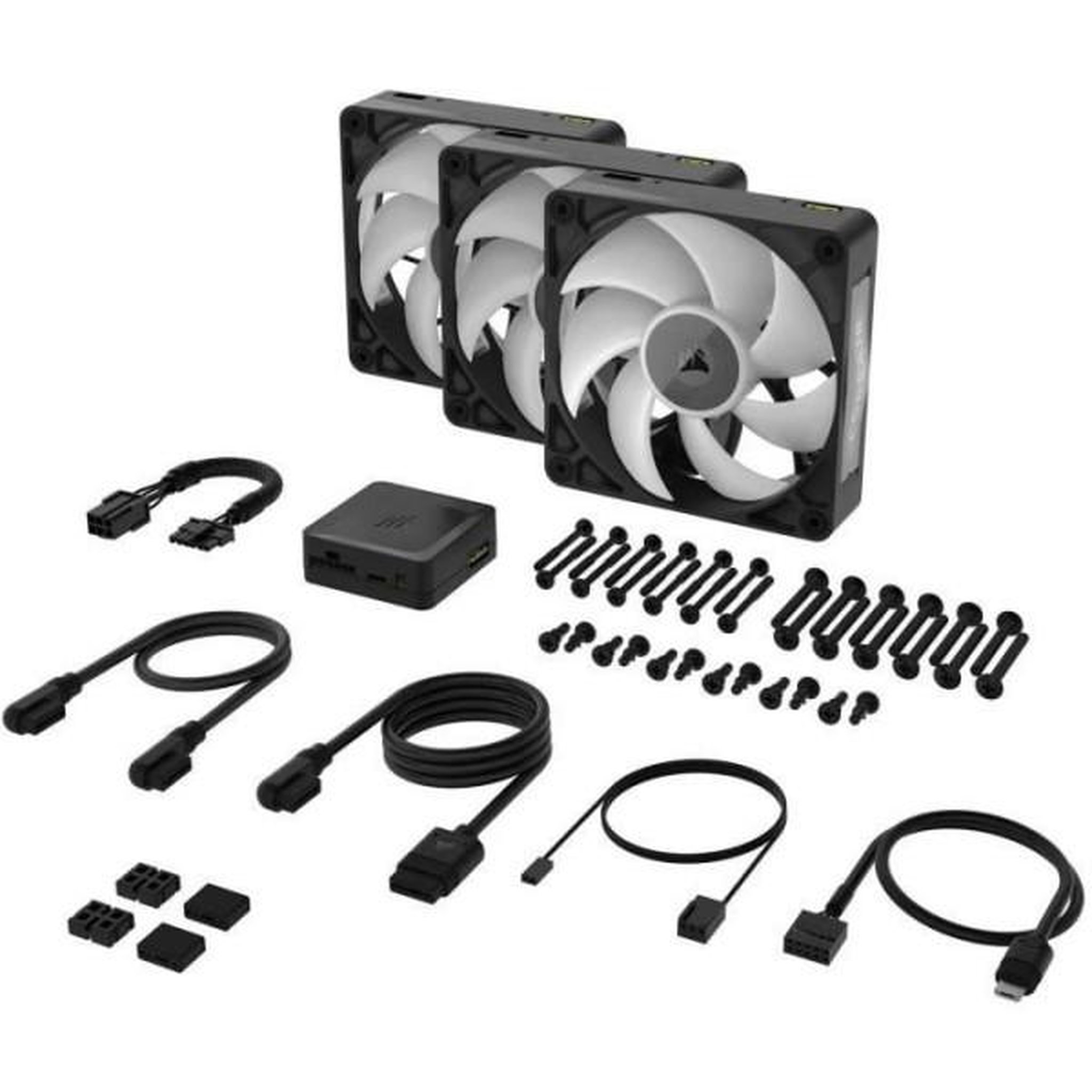 Voir la diapositive 3 : Corsair Kit de ventilateurs CORSAIR iCUE Link RX120 MAX RGB - 3 ventilateurs 120 mm
