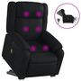 Voir la diapositive 2 : VIDAXL Fauteuil inclinable de massage electrique noir similicuir