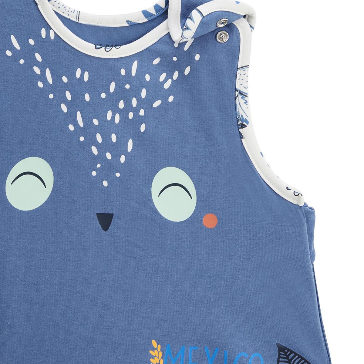 Petit Béguin Turbulette d'été avec pieds retroussables Mexico