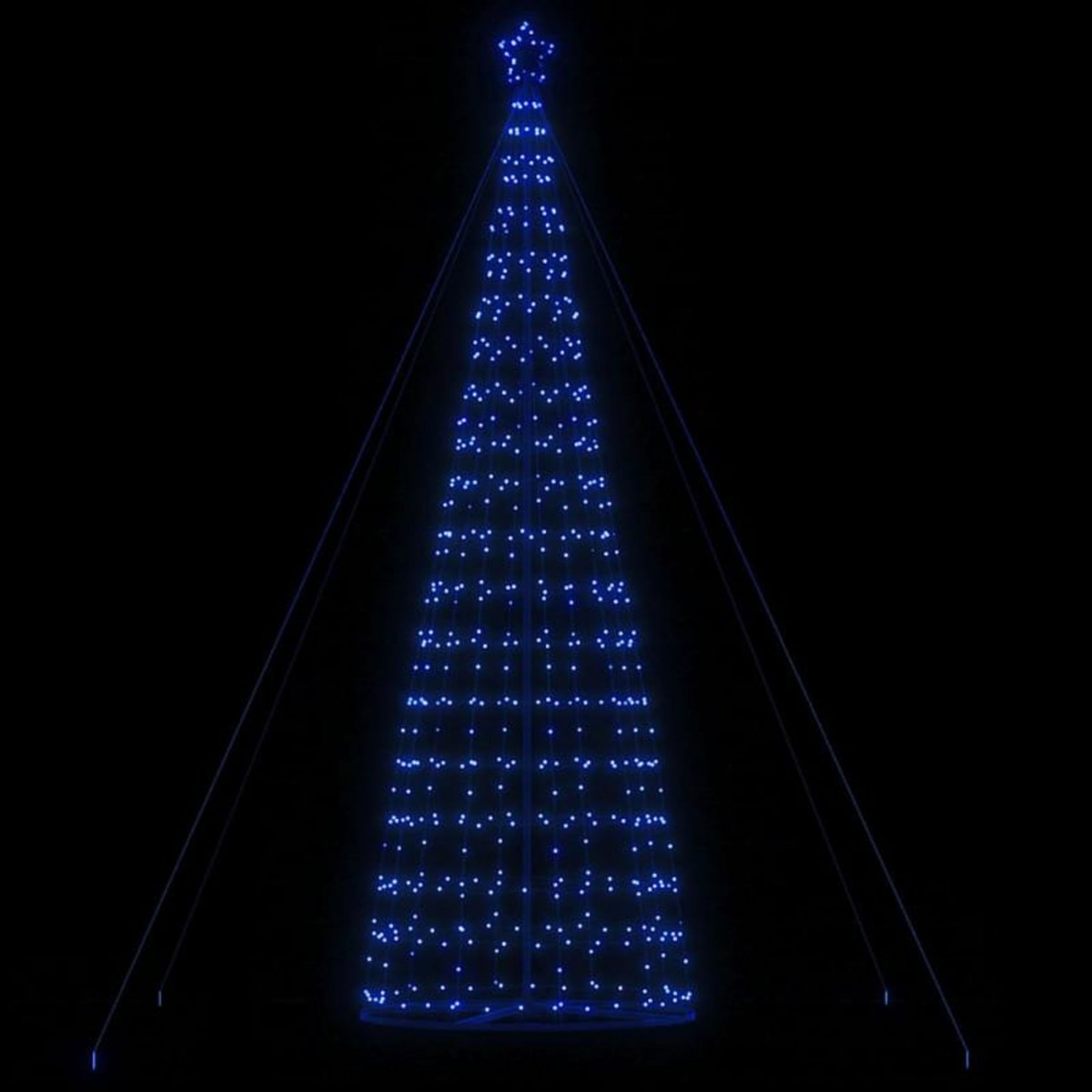 VIDAXL Arbre de Noël lumineux conique 1534 LED bleu 503 cm