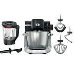 BOSCH Robot multifonction Bosch Serie 6 MUMS6ZS17 1600 W 5,5 L noir - acier inoxydable
