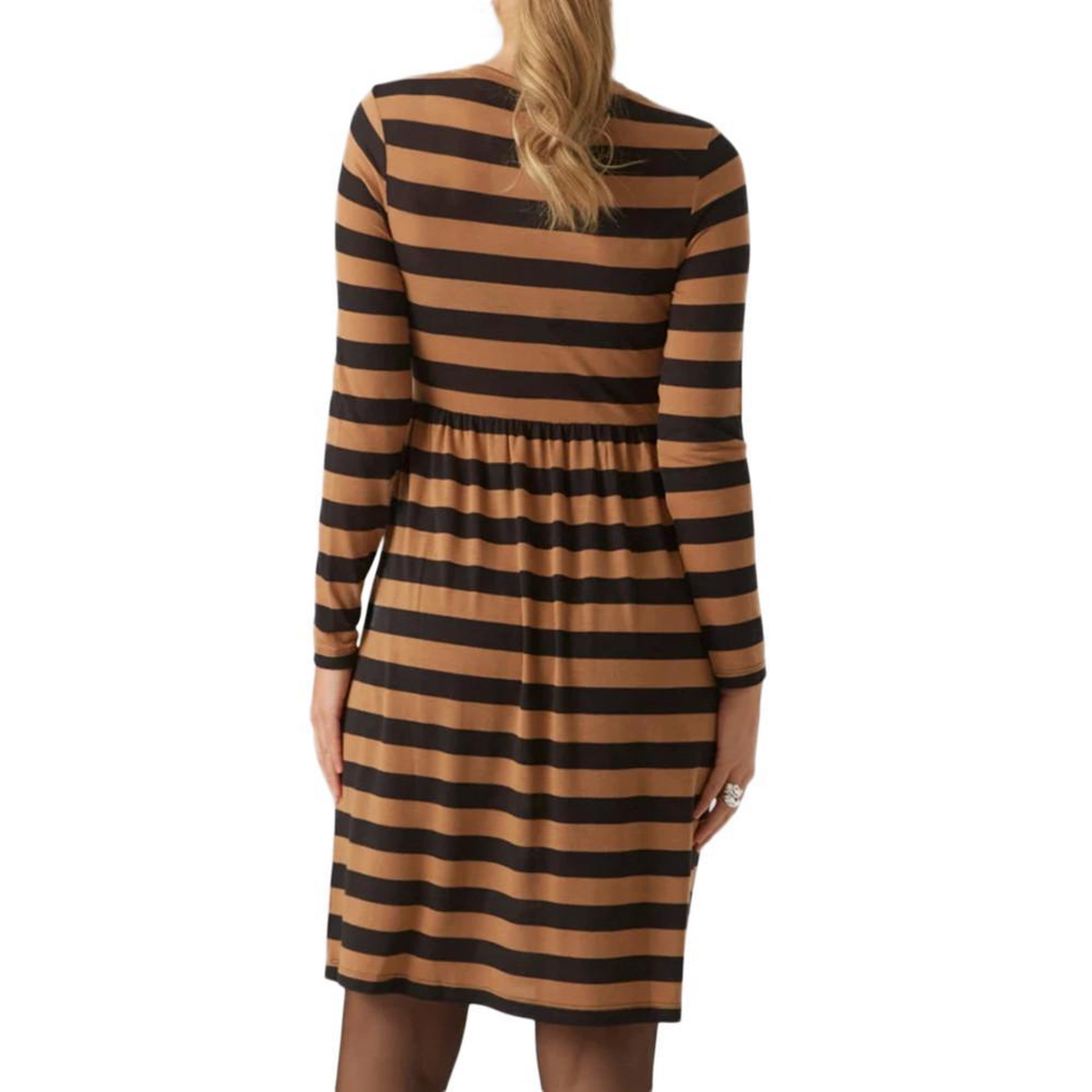 Voir la diapositive 2 : MAMALICIOUS Robe Noir/Orange Femme Mamalicious Nellie