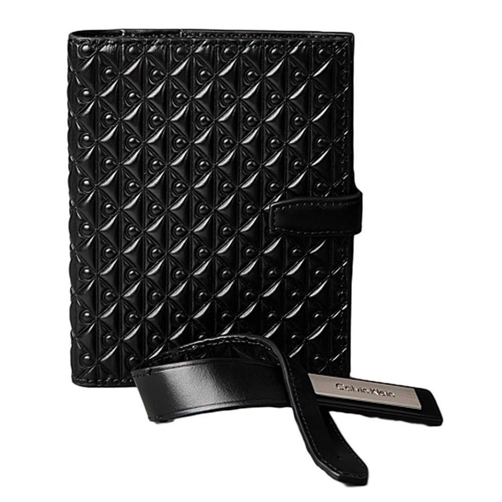 Voir la diapositive 2 : CALVIN KLEIN JEANS Coffret Etui passeport + Étiquette à bagages Noir Homme Calvin Klein Jeans