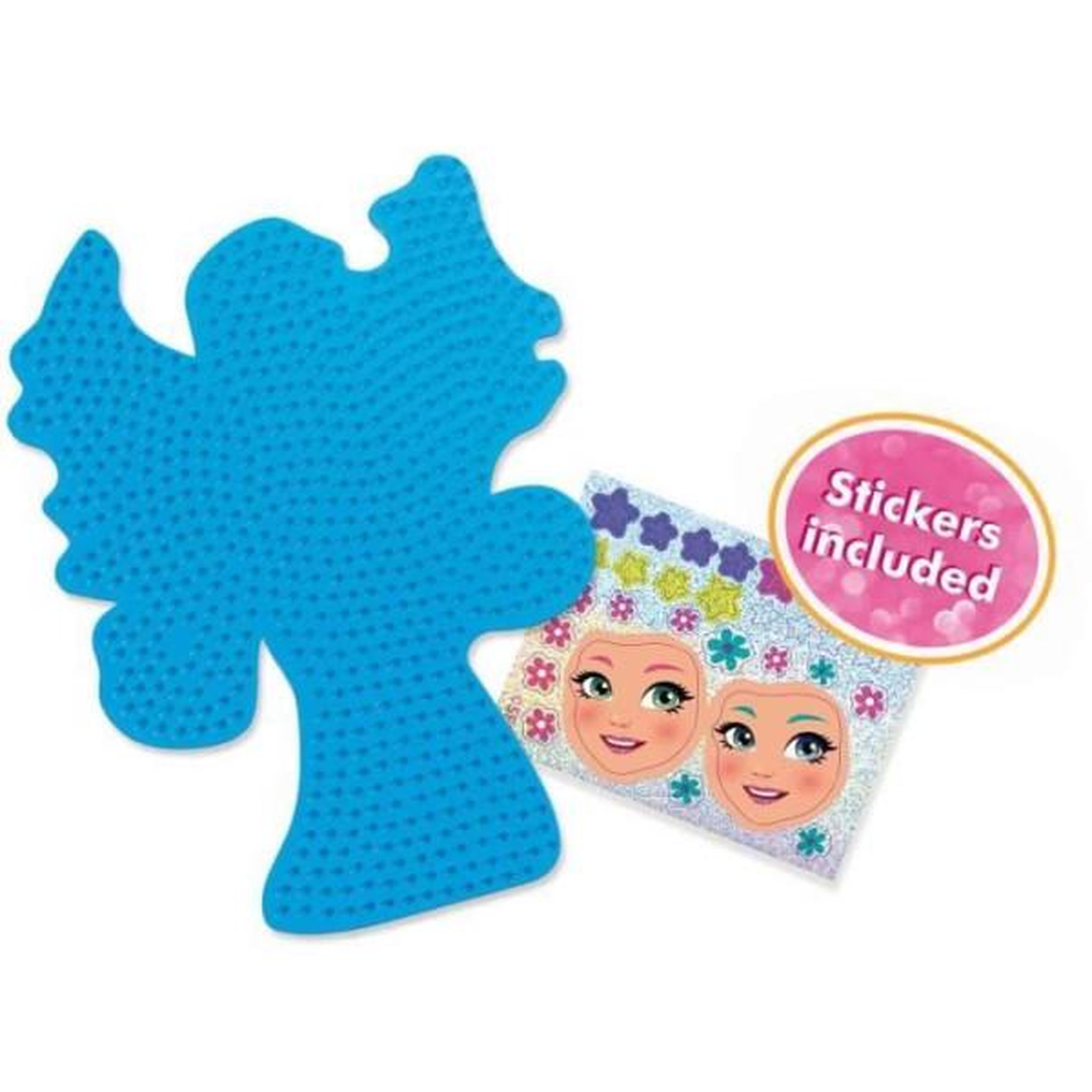 Voir la diapositive 3 : SES Creative Perles a repasser - Fées - SES CREATIVE - Créer des fées magnifiques avec 1200 perles et plateau en forme de fée.