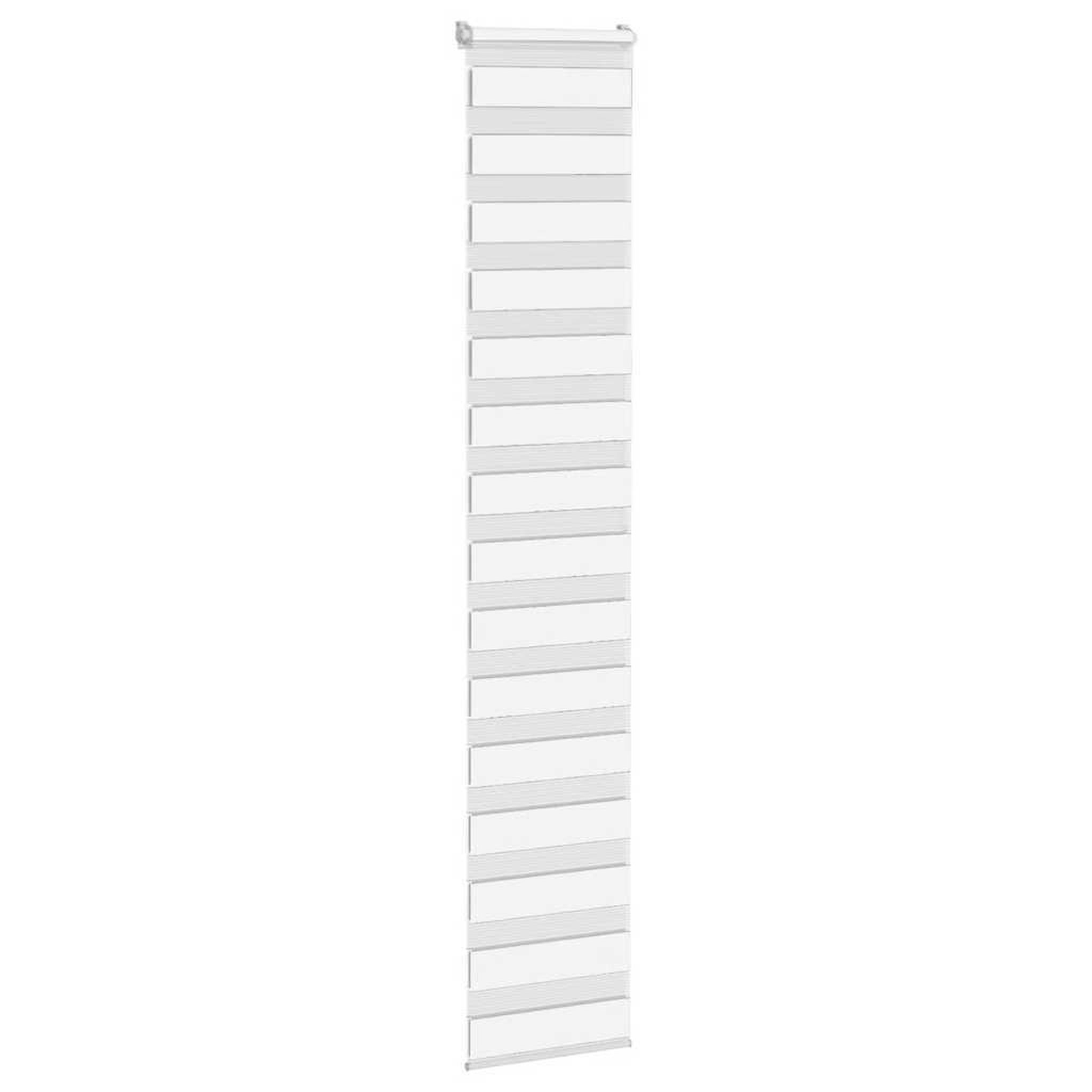 Voir la diapositive 3 : VIDAXL Store zebre blanc 45x200cm largeur du tissu 40,9 cm polyester