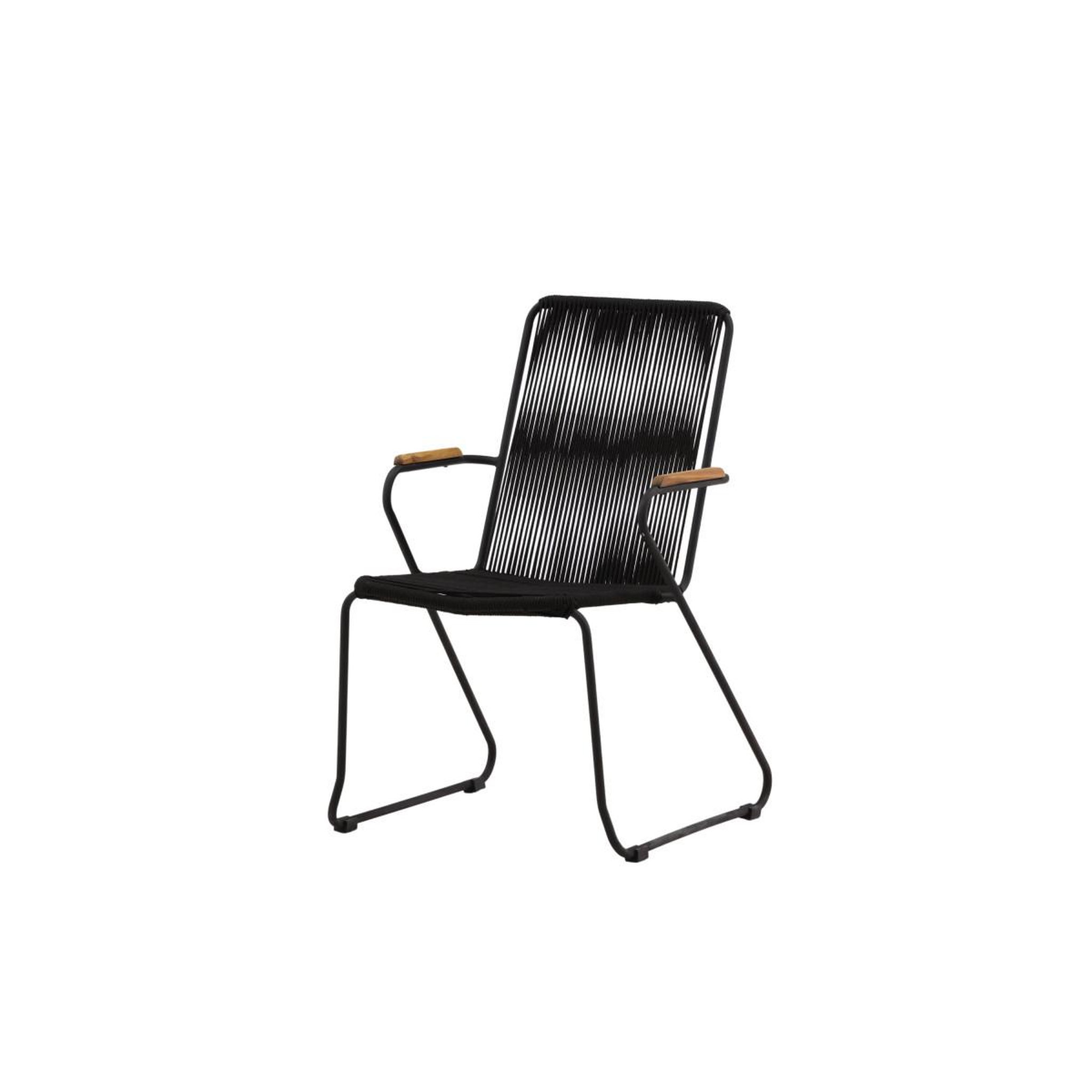 Voir la diapositive 3 : Paris Prix Chaise de jardin  barton  82cm noir