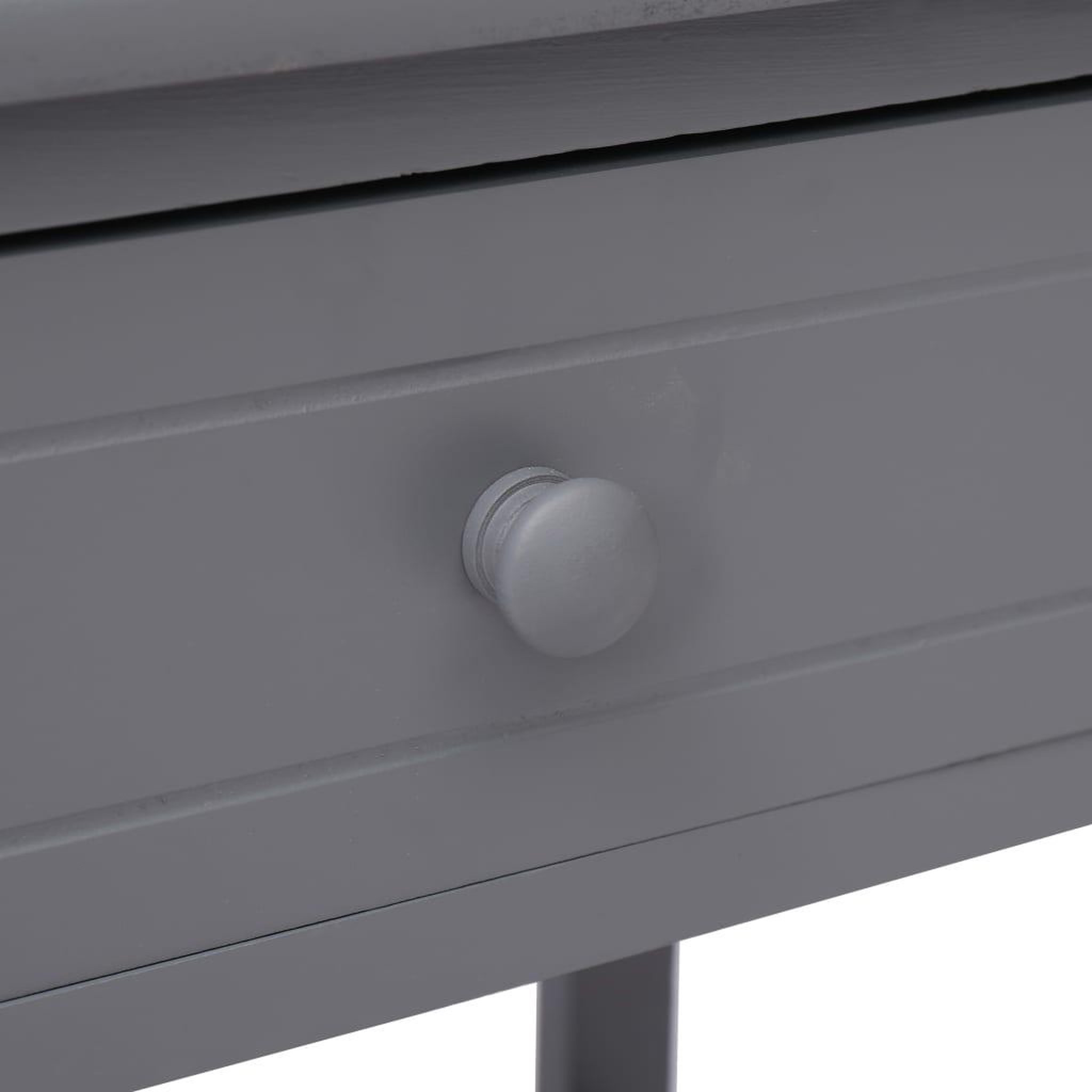 Voir la diapositive 5 : VIDAXL Table de chevet Gris 40x29x42 cm Bois de Paulownia