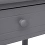Voir la diapositive 5 : VIDAXL Table de chevet Gris 40x29x42 cm Bois de Paulownia