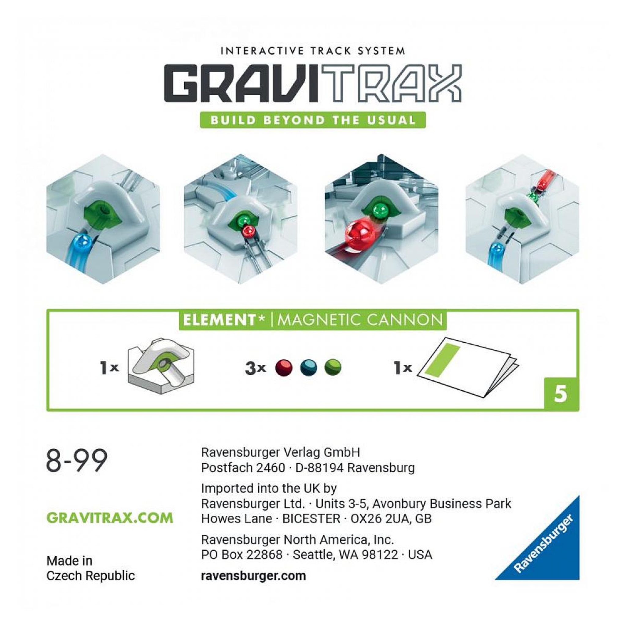 Voir la diapositive 2 : RAVENSBURGER Élément magnetic cannon / canon magnétique