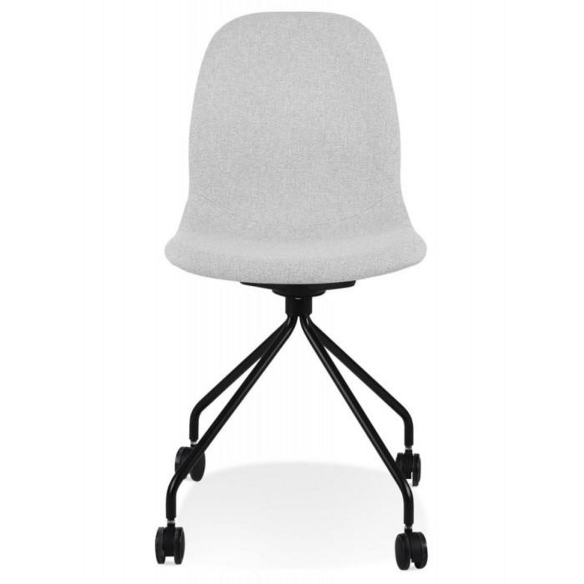 Paris Prix Chaise de Bureau à Roulettes  Tamia  86cm Gris Clair