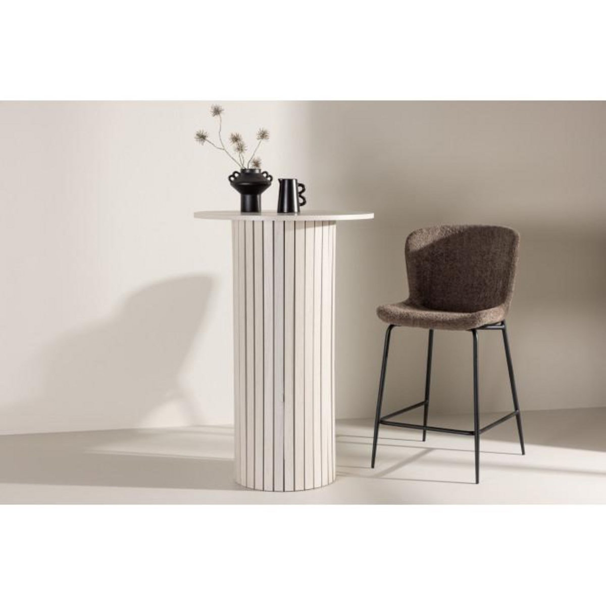 Paris Prix Table de Bar  Härön  70cm Blanc