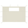 Voir la diapositive 2 : VIDAXL Parois laterales de belvedere avec fenetres 2 pcs Creme