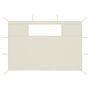 Voir la diapositive 2 : VIDAXL Parois laterales de belvedere avec fenetres 2 pcs Creme