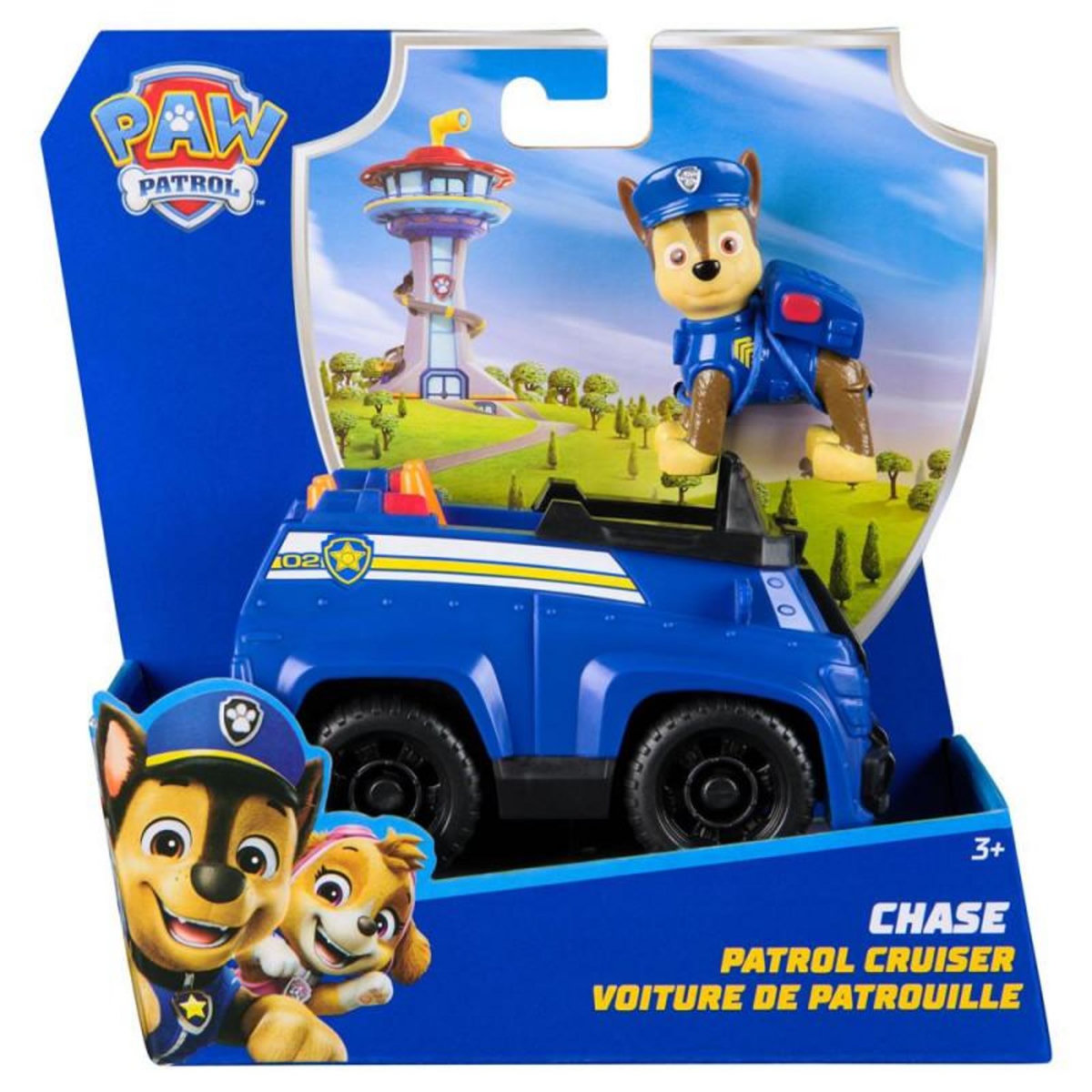 PAW PATROL Véhicule avec Figurine Chase Paw Patrol Pat'Patrouille