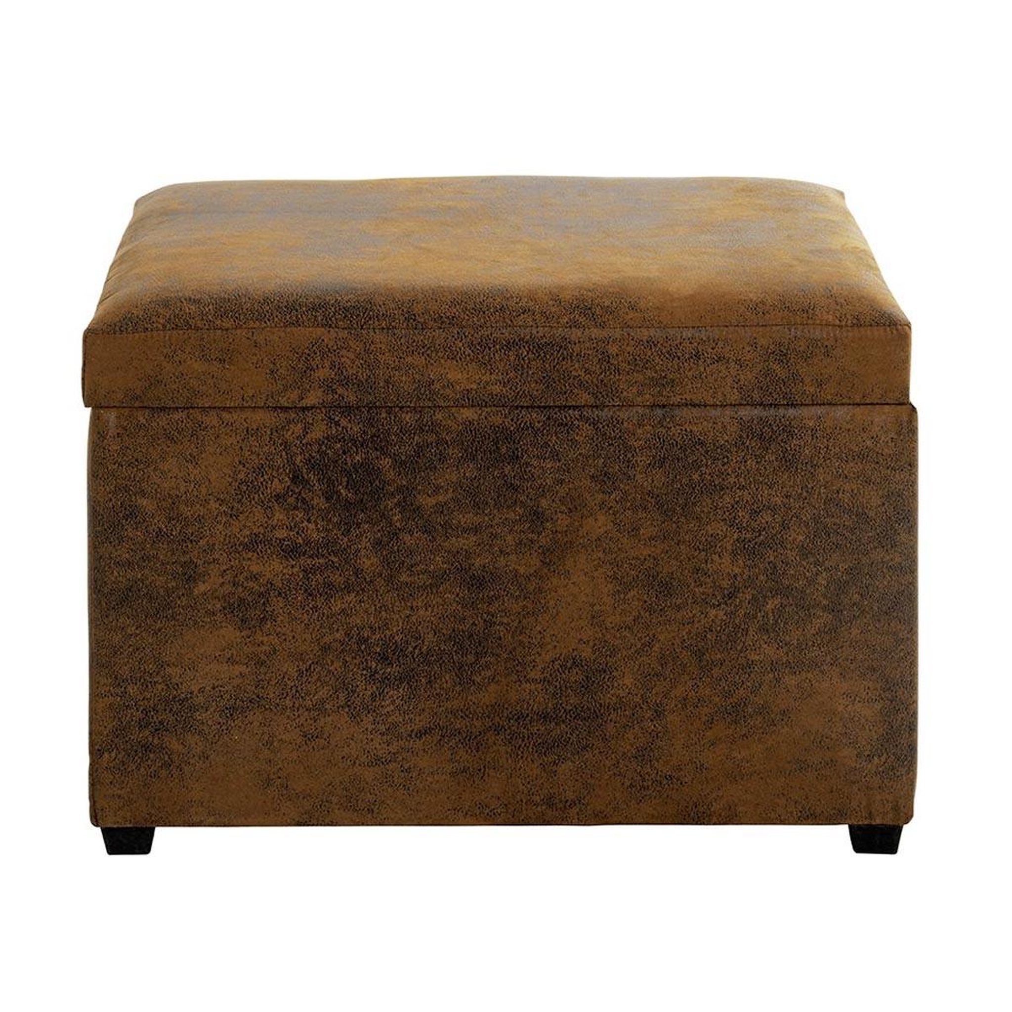 Voir la diapositive 3 : Paris Prix Banc coffre de rangement  timmy  58cm marron