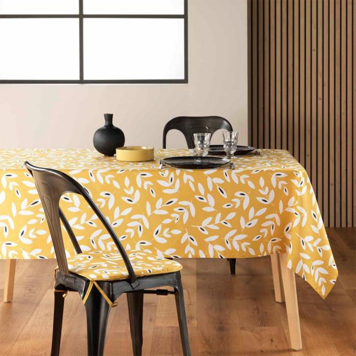 Paris Prix Nappe en Microfibre  Bellys  140x240cm Jaune